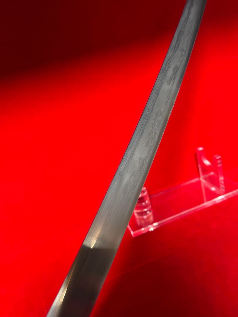 01589 包丁　マグロ包丁　超美品　刃文綺麗　墨流し　地肌綺麗　未使用品