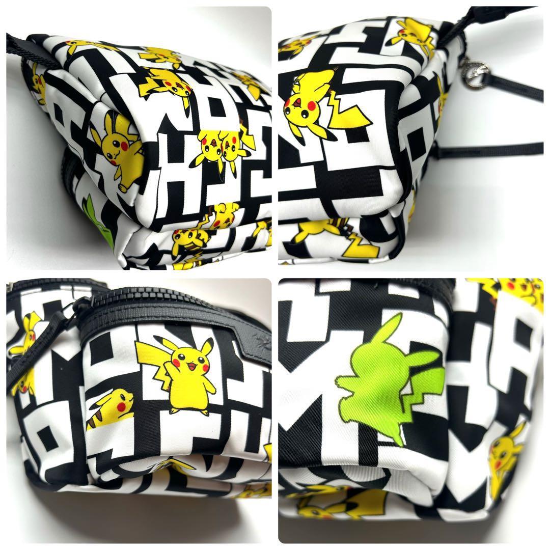 ★極美品★ロンシャン ポケモンコラボ ボディバッグ 斜め掛け ナイロン レザー