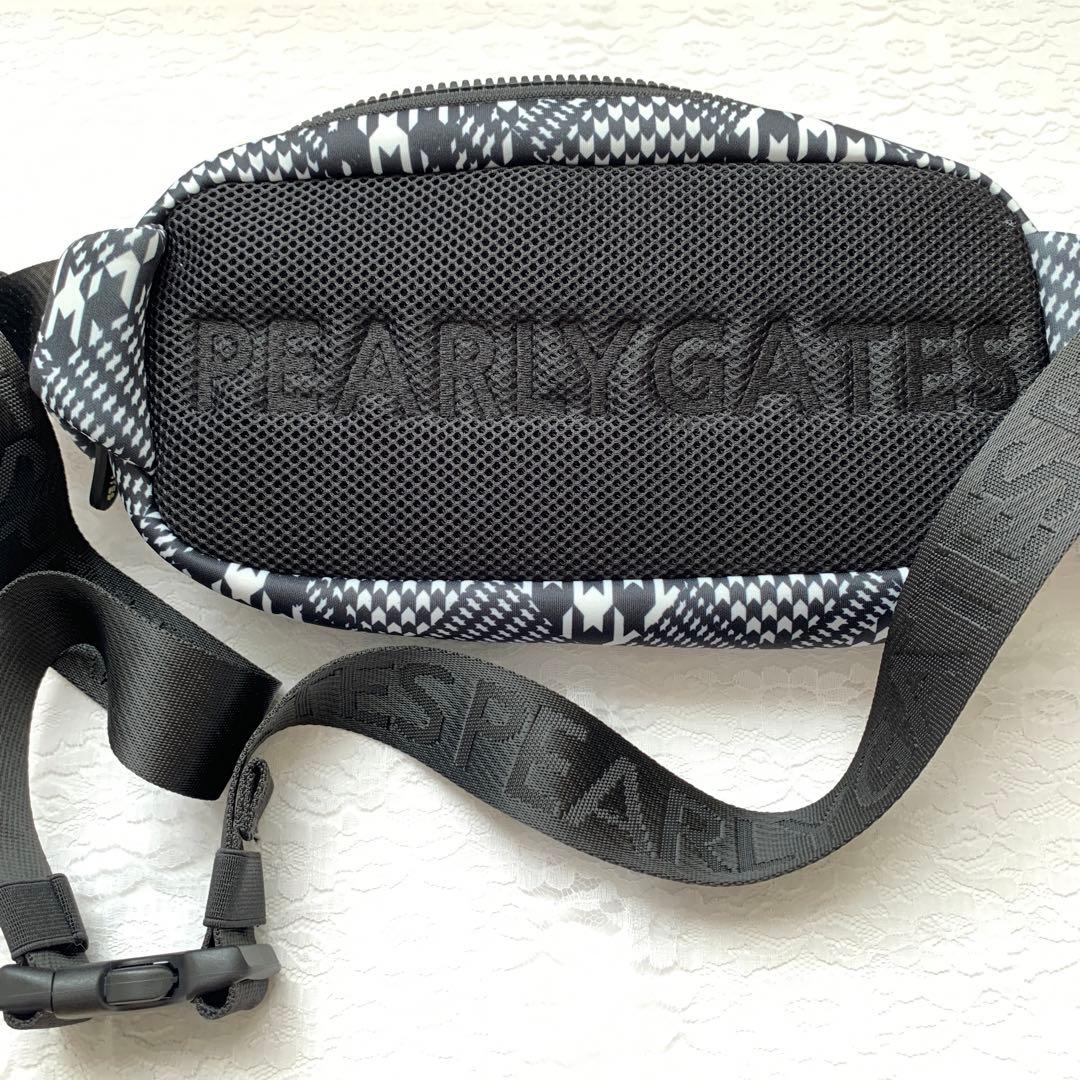 【PEARLY GATES】千鳥アーガイル柄 ショルダーポーチ