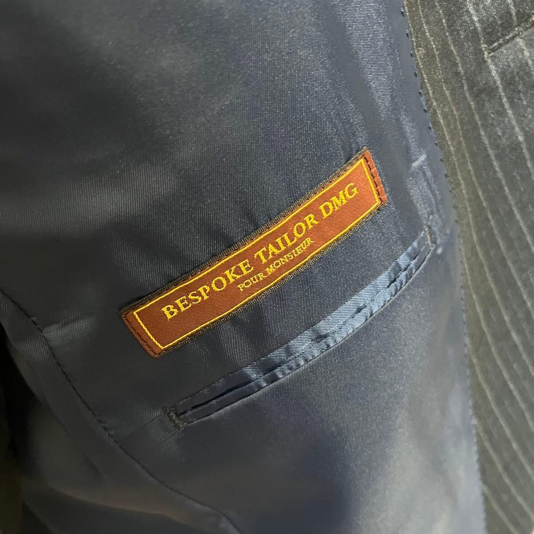 美品 REDA 3ピース オーダースーツ ネイビー XL相当