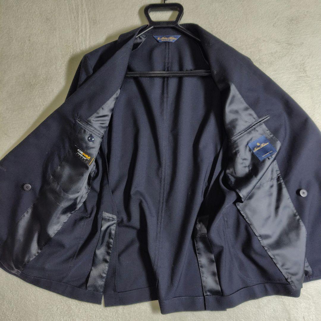 未使用に近い　XL　現行　ブルックスブラザーズ　紺　ブレザー　ダブル　金ボタン