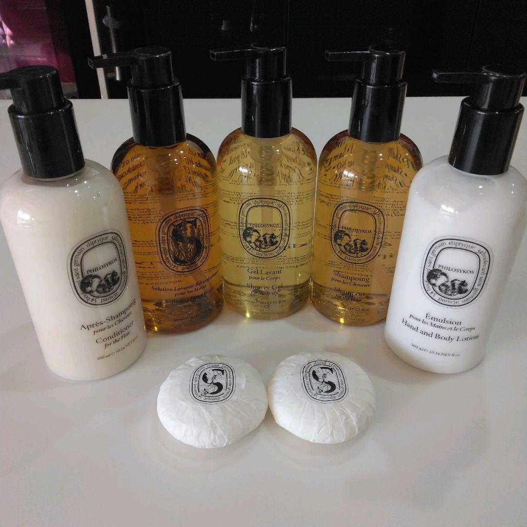 人気ブランド『diptyque』のフルセット♪ 各300ml 5本+石けん2個