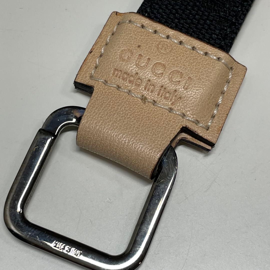 T*a様 未使用品　GUCCI キーホルダー・キーリング ブラック・ベージュ