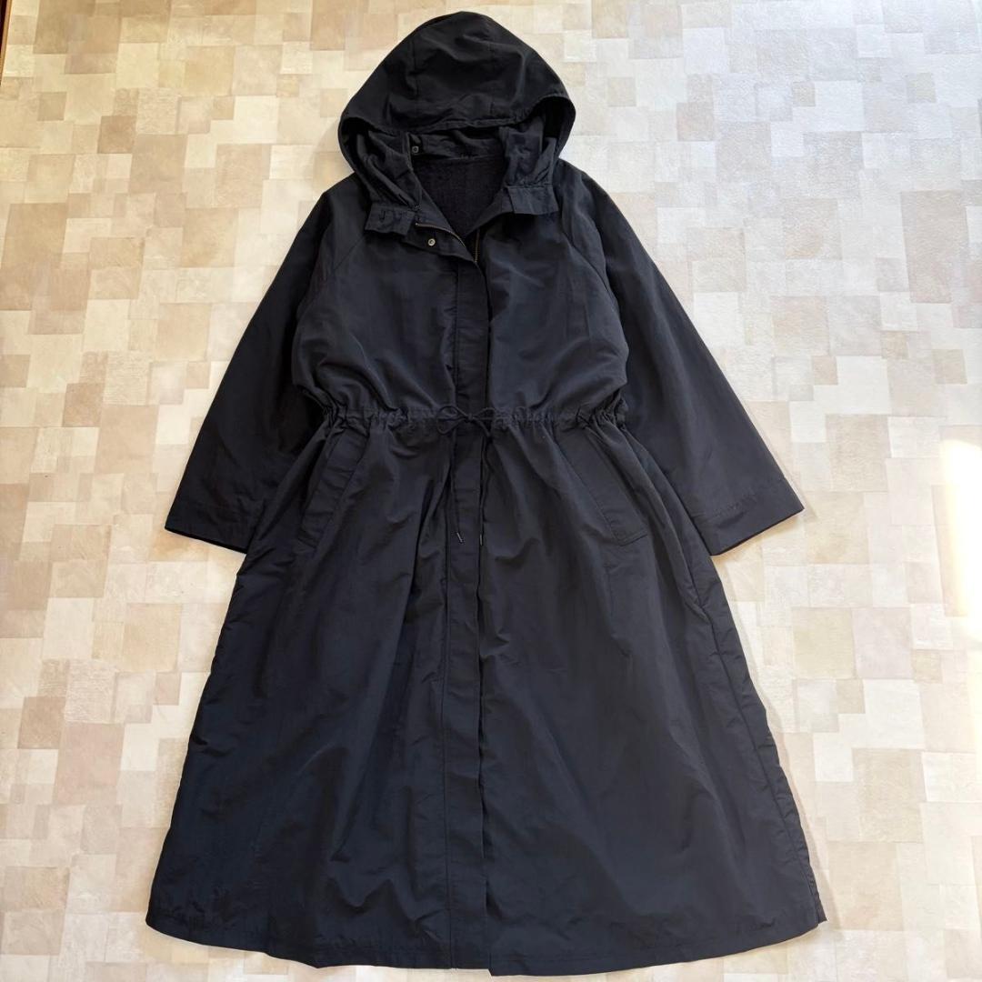 【ビアズリー】4way ナイロン　モッズコート　ライナー　ブラック　FREE