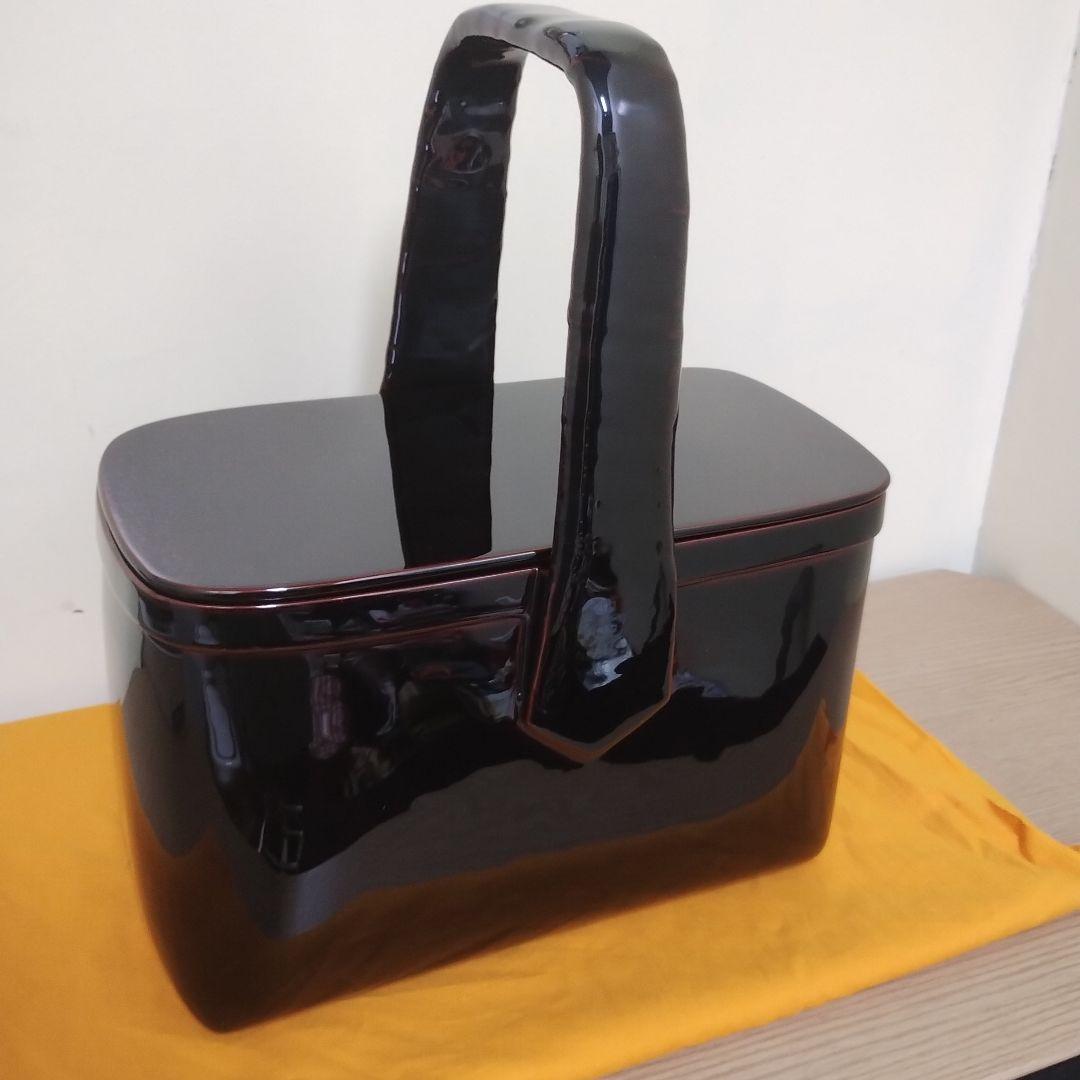 の*ん様 輪島塗 真塗 花入 バッグ 小物入れ