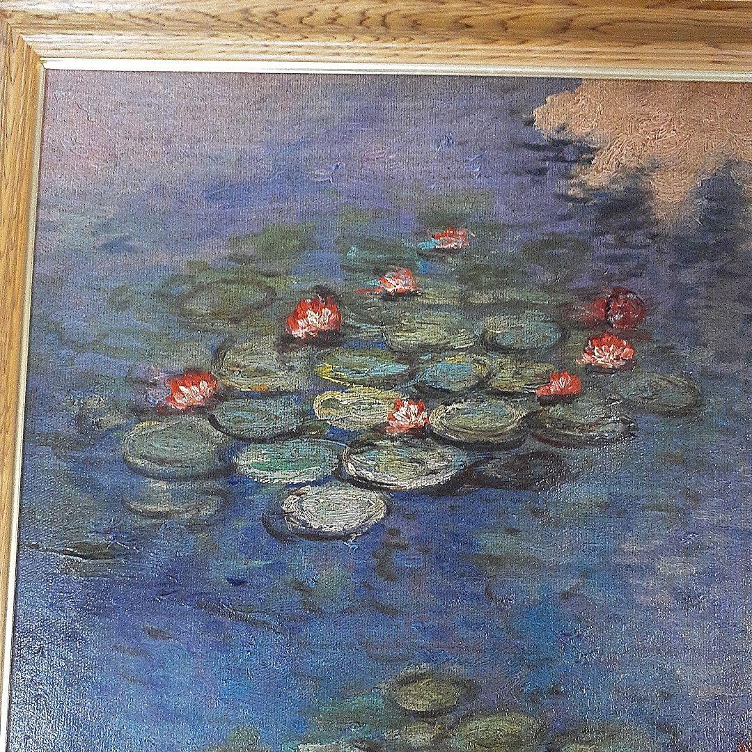 水蓮の油絵です