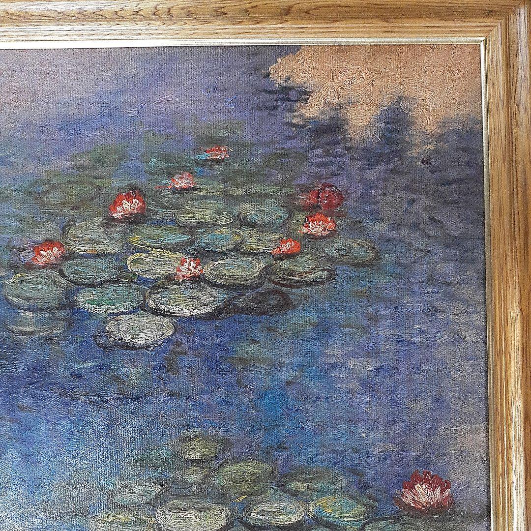 水蓮の油絵です