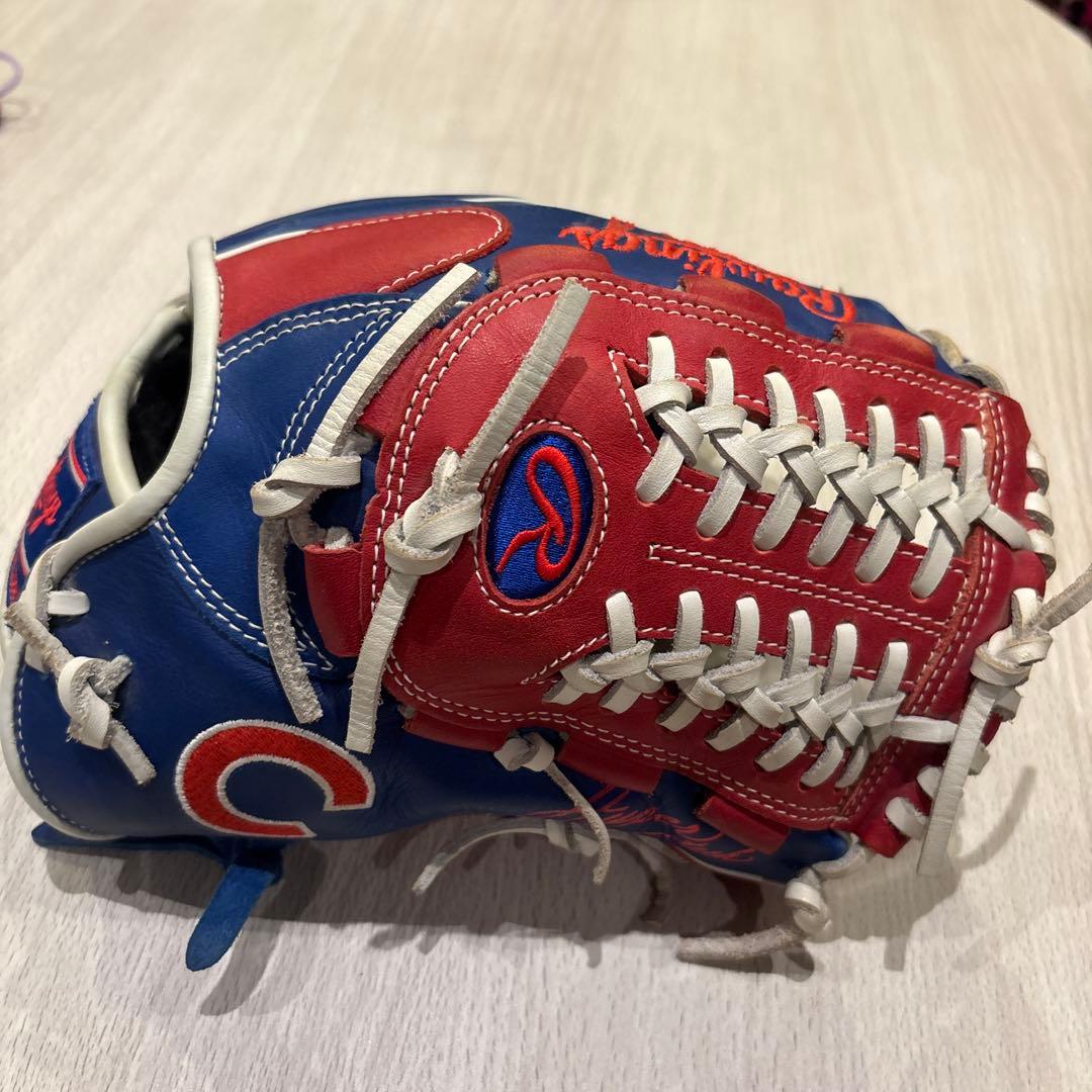 Rawlings 軟式グローブ 青/赤