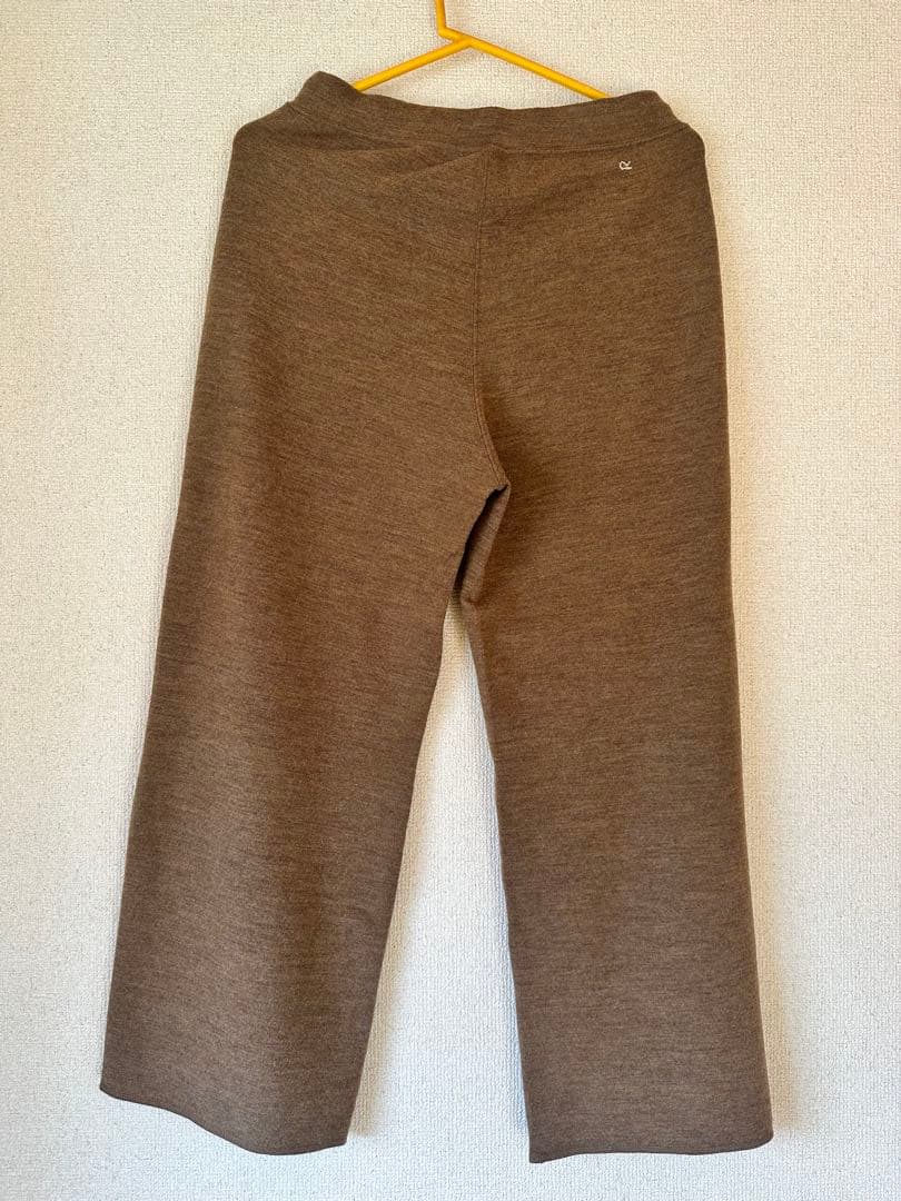 ほぼ未使用☆45rpmジャージフラノストレッチ イージーパンツ・ブラウン