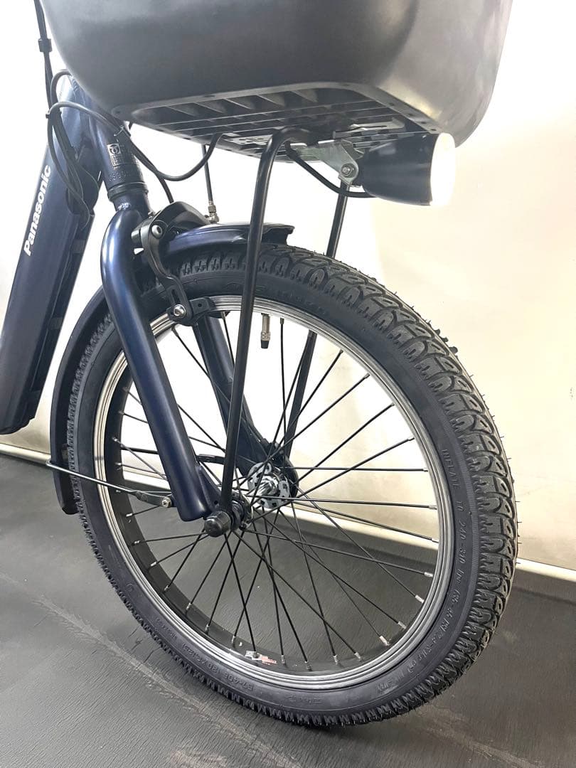 1年保証 新型　パナソニック　ギュット　gutto 紺色　電動アシスト自転車