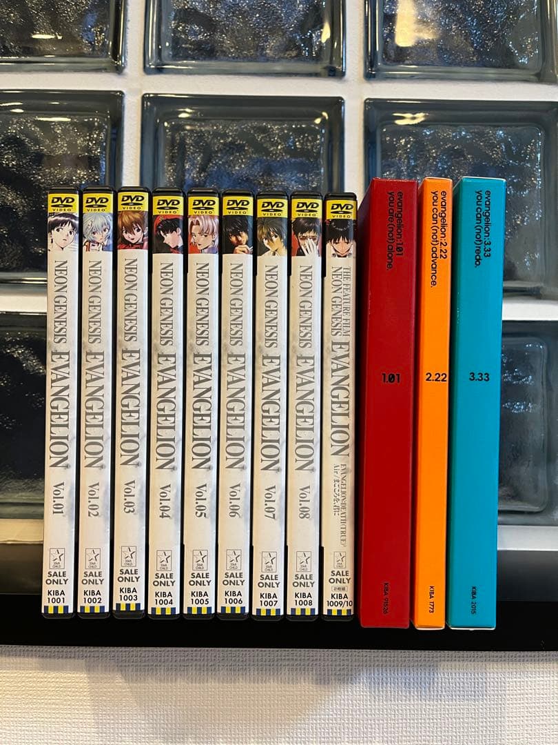 エヴァンゲリオン　テレビシリーズ全8巻　劇場版　新劇場版　DVD セット