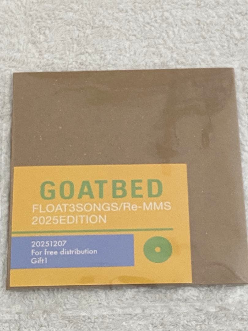 ★goatbed [SYNTHESPIANS]グッズ＋会場配布CD① セット