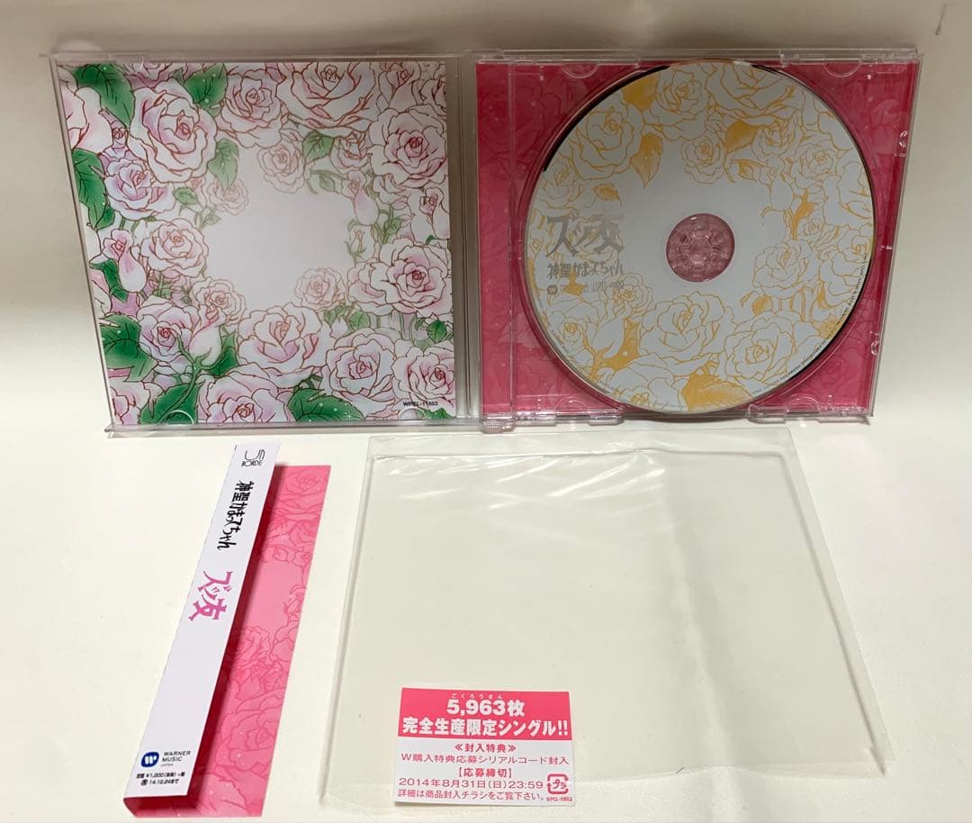 神聖かまってちゃん ズッ友 CDシングル 5963枚限定 2014年