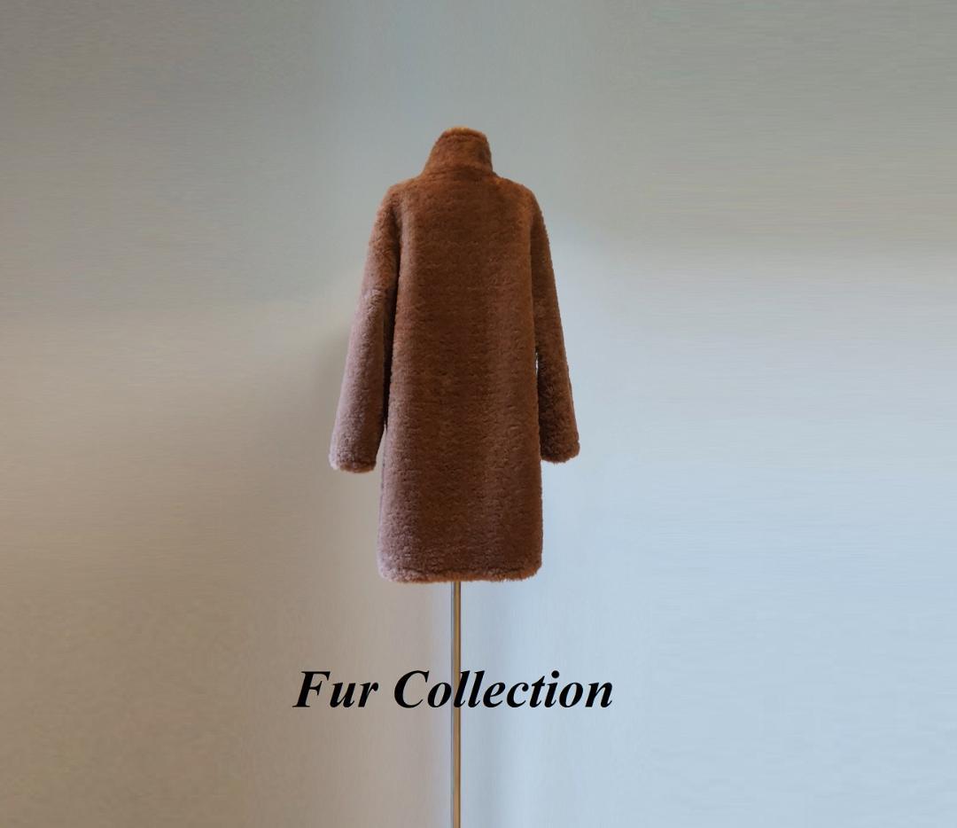 英国調☆ダブルボタン2WAY コートリバーシブル寒さ対策ボアコートムートンコート