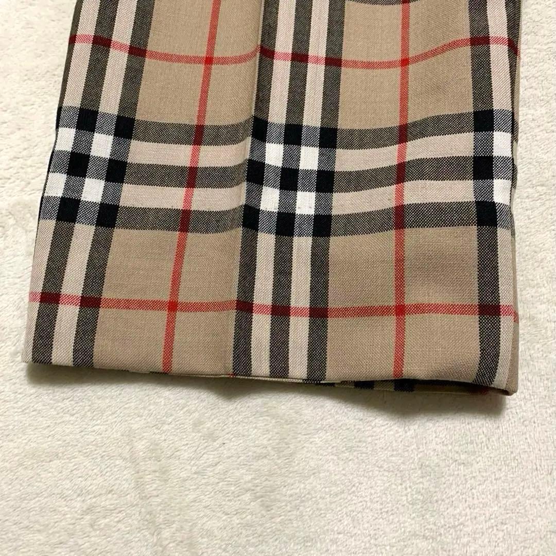 美品【Burberry’s】ノバチェック　ワイドタックパンツ　スラックス90s’