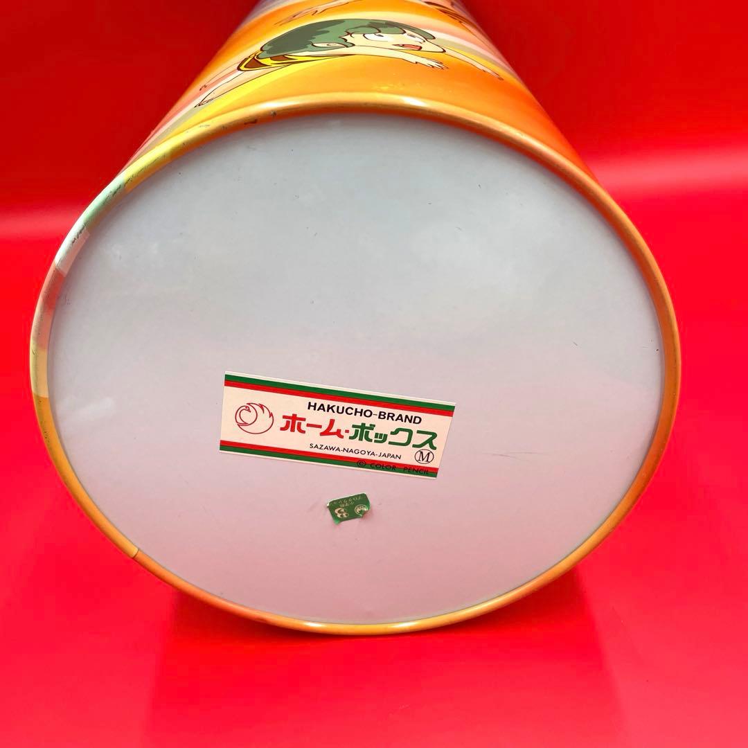 希少★激レア★ うる星やつら ★アニメ★ごみ箱　当時物　昭和レトロ　ブリキ製