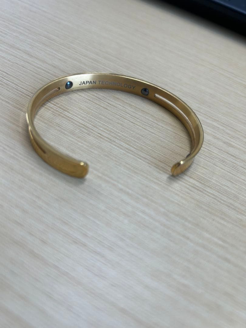 BANDEL 金色ブレスレット 'CAN DO' サイズL/LL