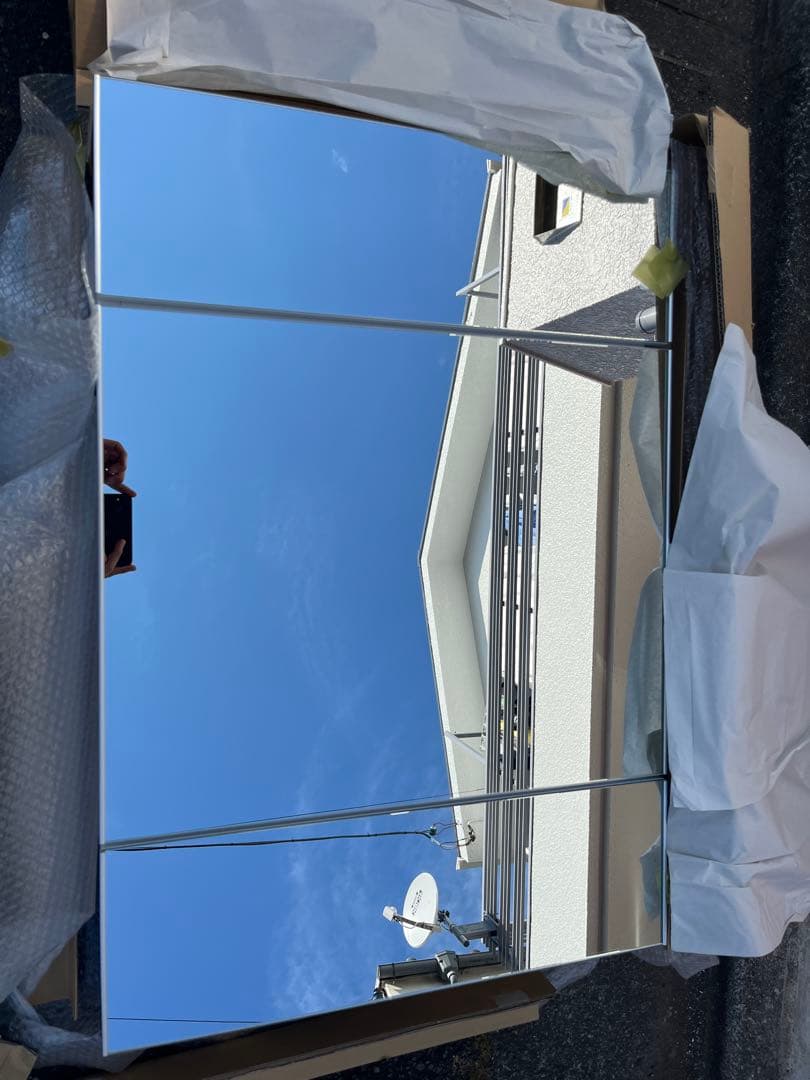 ミラタップ ホテルミラーW900/インウォール ホワイト KT03929N