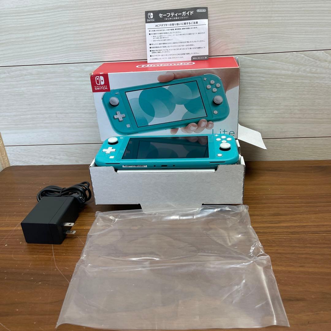極美品　Nintendo Switchライト　ターコイズブルー