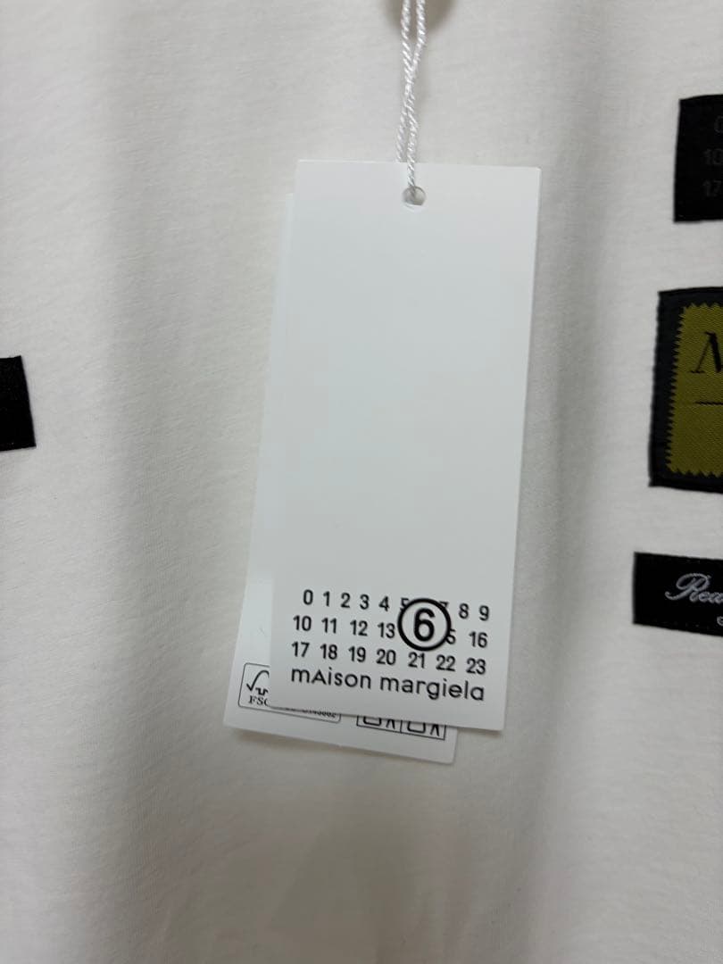 【新作・未使用・タグ付き】maisonmargelaロングtシャツ