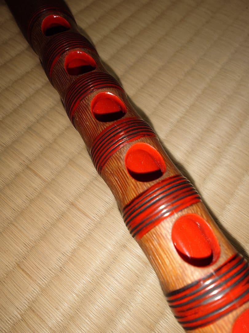 特選 朱樺巻 龍笛（高級）