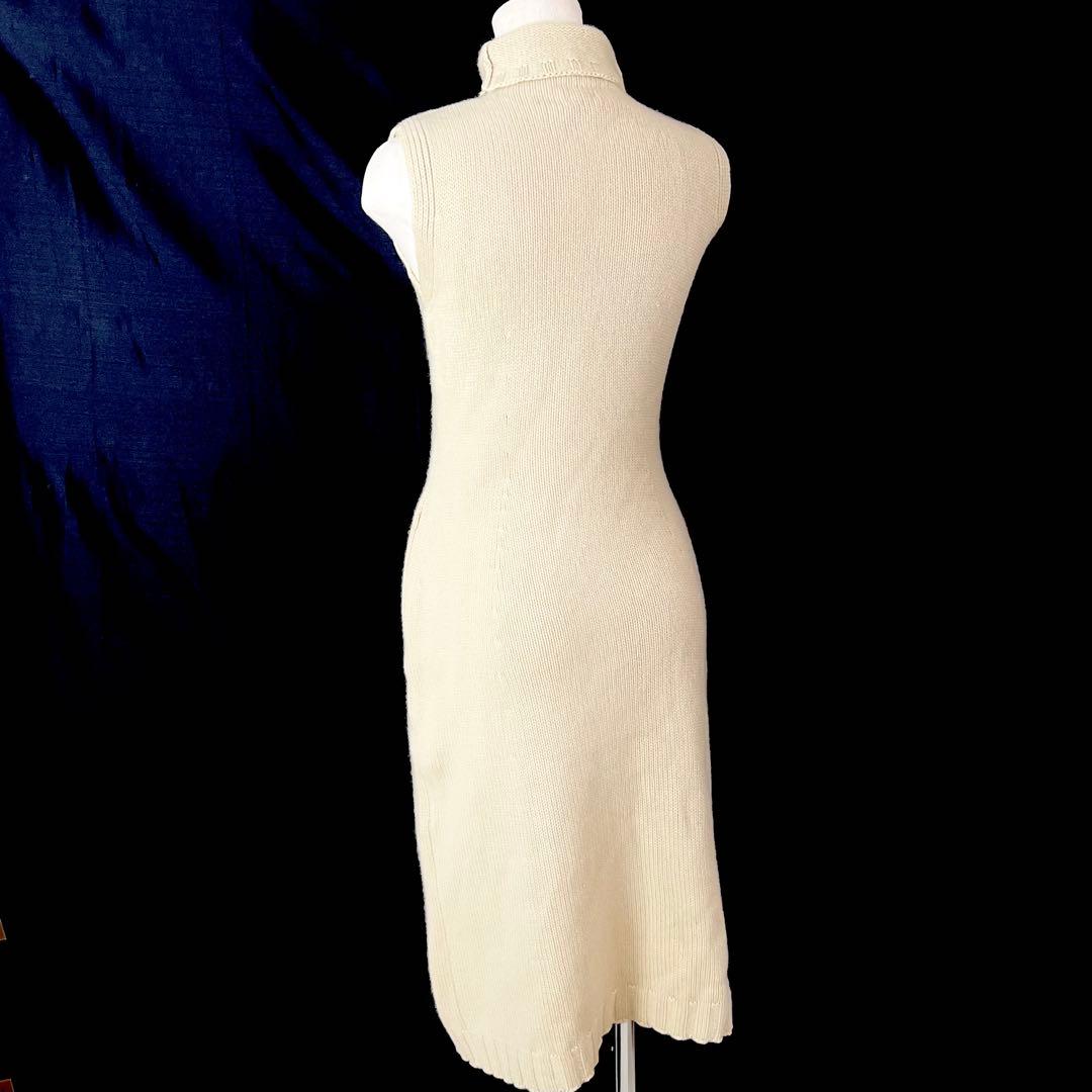 『美品』FOXEY フォクシー カシミヤ100% ノースリーブ　ワンピース 38