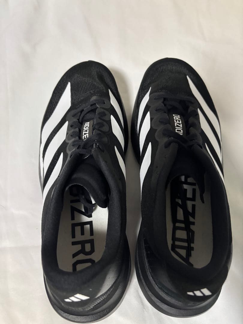 アディゼロEVO SL黒色 26cm 美品　アディダス