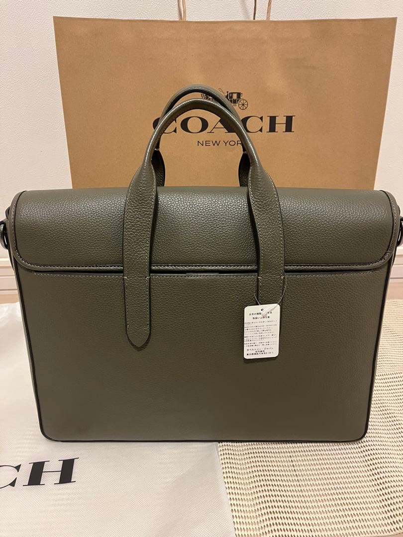 新品未使用60%オフ半額コーチcoachビジネスバッグA4サイズショルダートート
