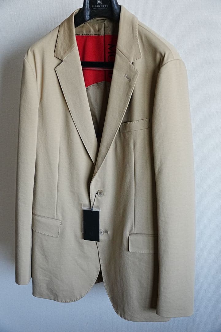 新品‼️MOVB Duplex Cotton シングル２Bジャケット ベージュ