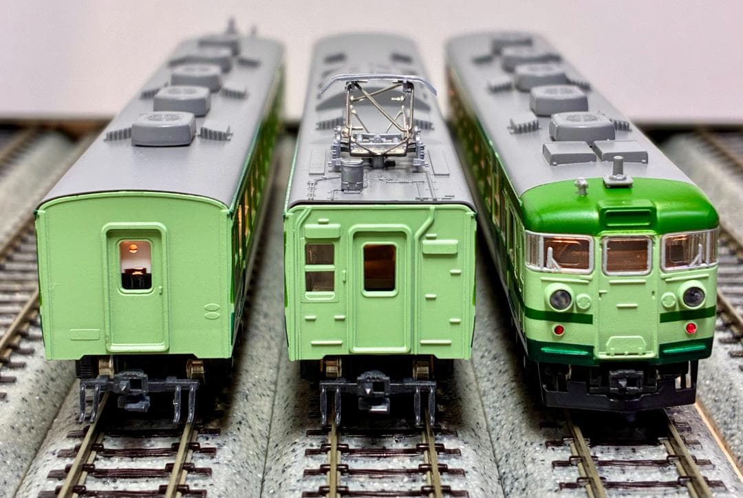 ★復刻 特別企画 希少モデル！★165系 ムーンライト グリーン 3両セット