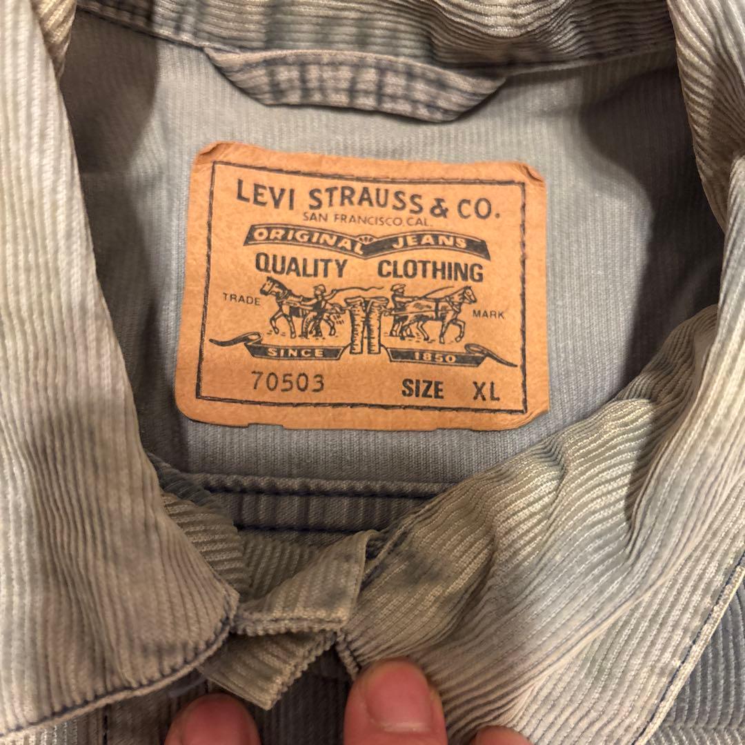 Levi's コーデュロイジャケット 70503 ライトブルー