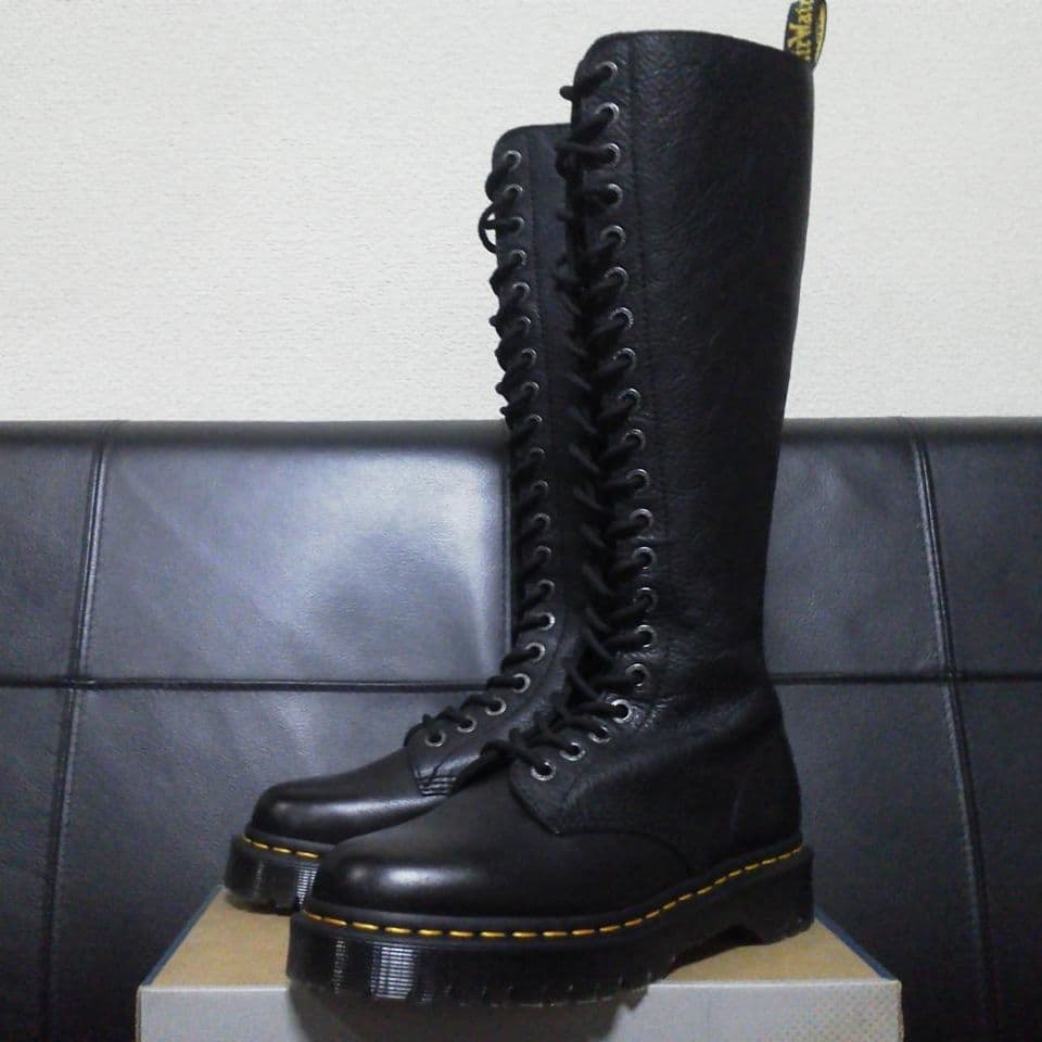 Dr.Martens 1B60BEX UK5 黒 厚底 20ホール 平手友梨奈