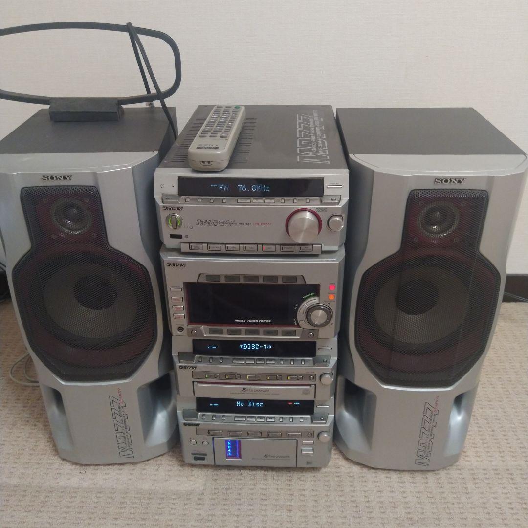 Sony STR-MD777 CD・MD・カセットデッキ コンポ　フルセット