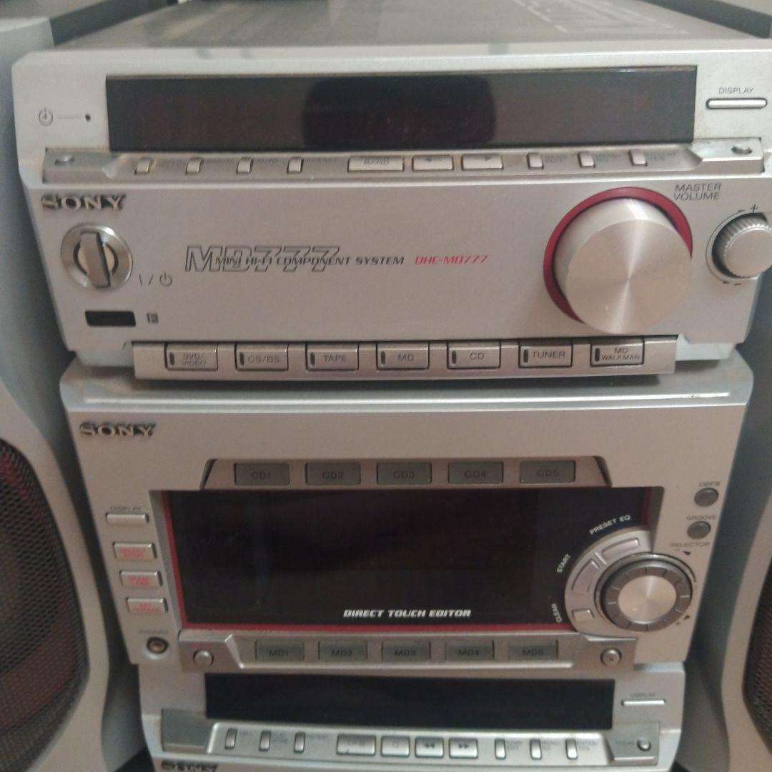 Sony STR-MD777 CD・MD・カセットデッキ コンポ　フルセット