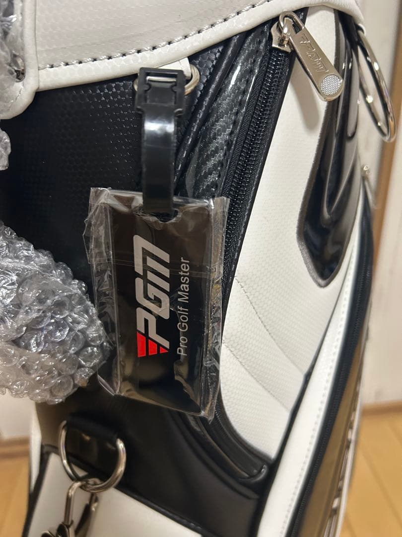 新品！未使用品　ゴルフバッグ キャディーバッグ　PGM シューズ収納