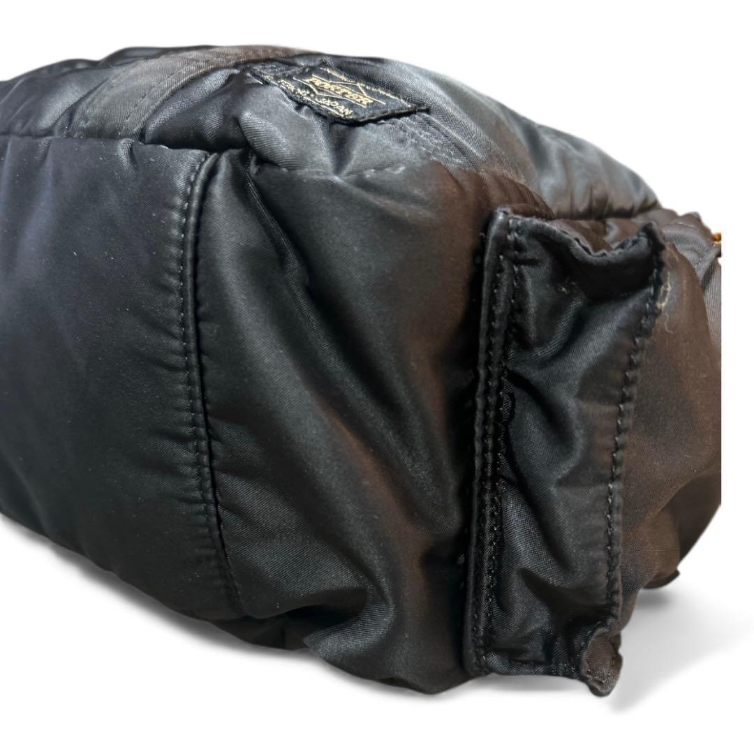 ✨美品✨ポーター／タンカーミニボストン　トートバッグ　ナイロン　黒×オレン