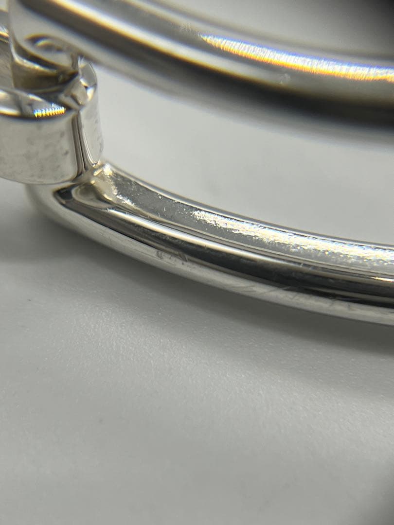 ティファニー TIFFANY オープンレクタングル オープンスクエア バングル