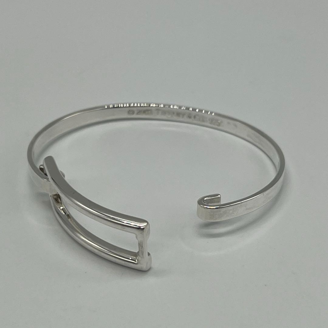 ティファニー TIFFANY オープンレクタングル オープンスクエア バングル