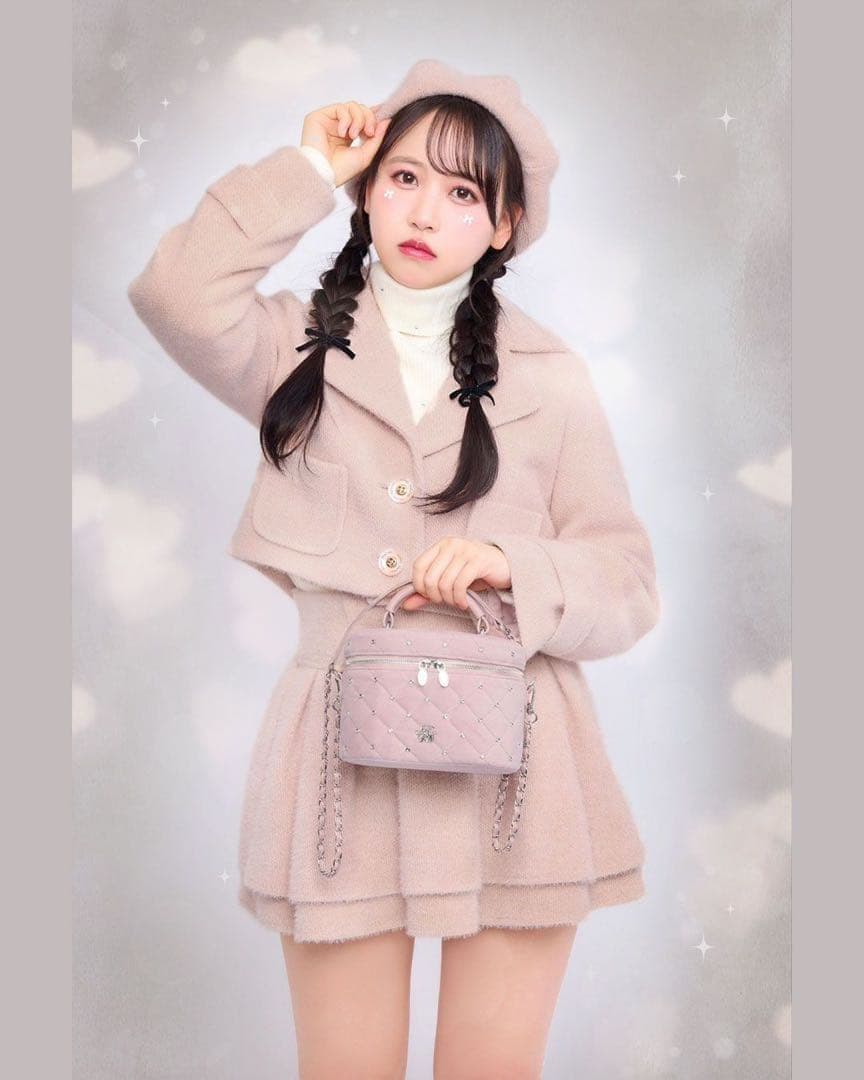 ミシェルマカロン 美脚ツイードセットアップ