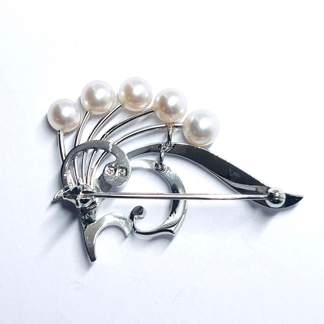 美品✨MIKIMOTO ミキモト パール　ブローチ