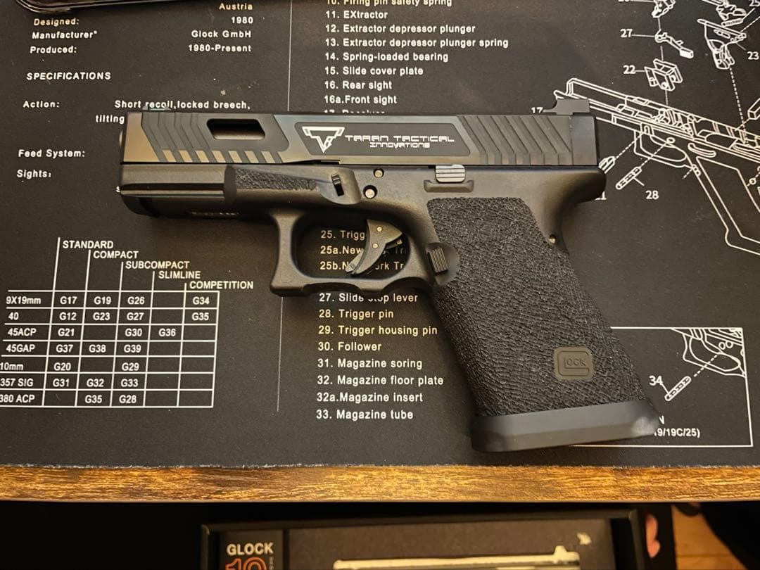 サイドアームズ　東京マルイ Glock19Gen3 TTI G19JW HB