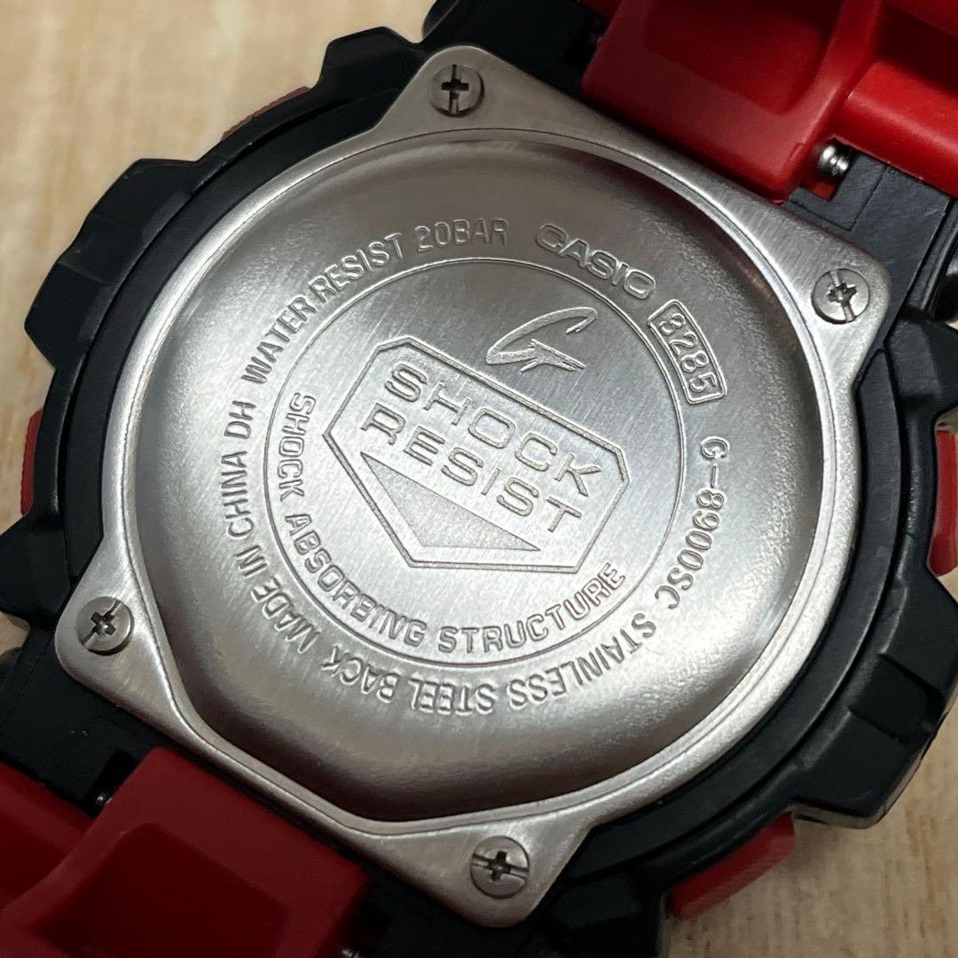 【レア海外モデル超美品】G-SHOCKクレイジーカラーズ G-8900SCレッド
