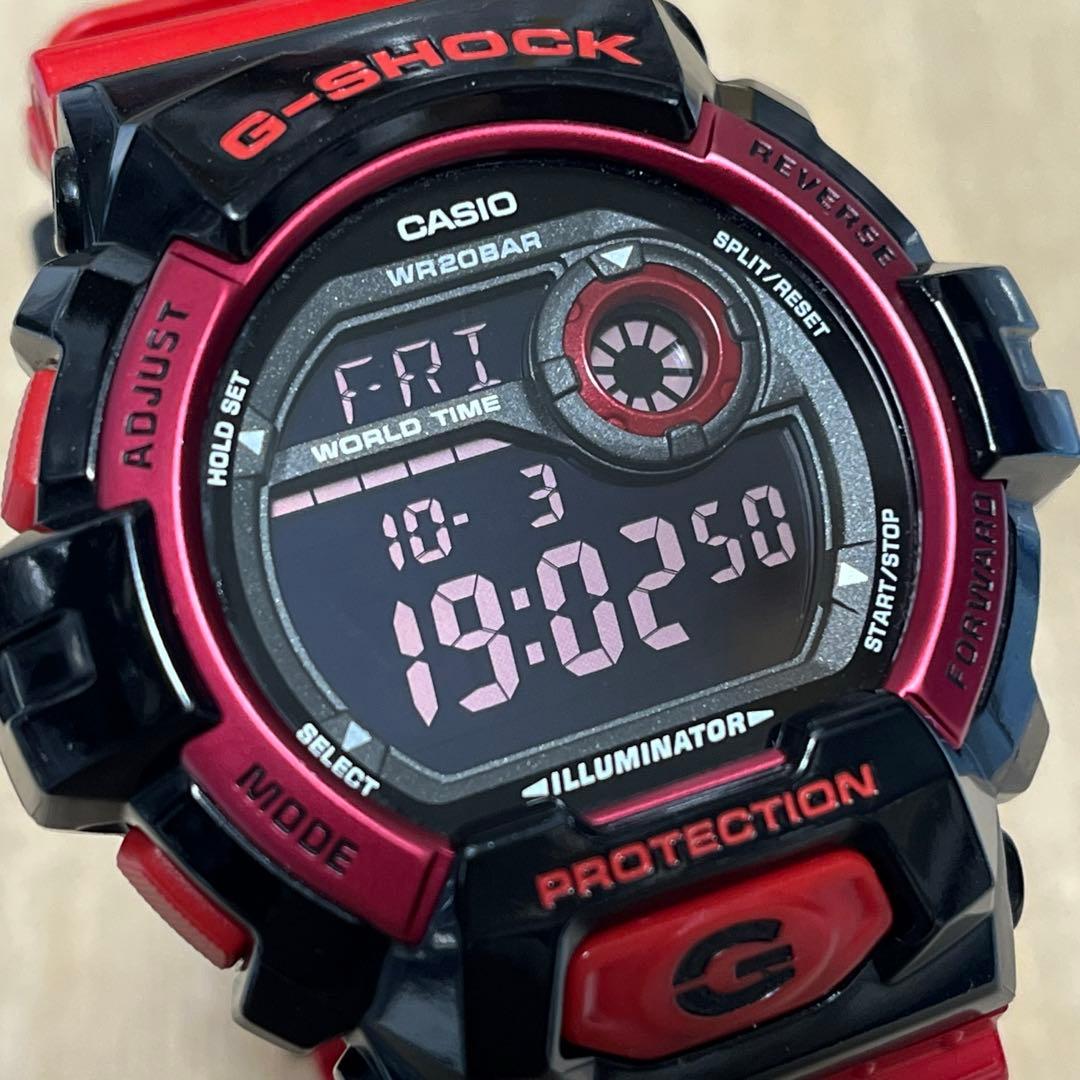 【レア海外モデル超美品】G-SHOCKクレイジーカラーズ G-8900SCレッド