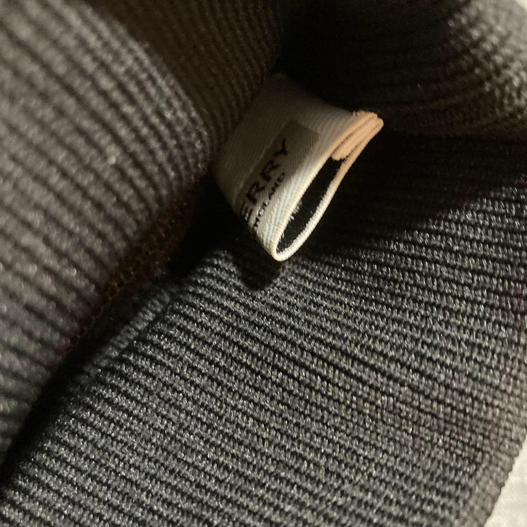 極美品　正規品　BURBERRY レザーグローブ　M バーバリー　手袋　ミトン