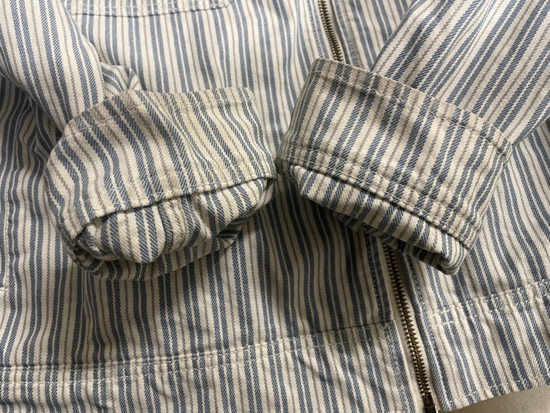 大*犬様 21ss Stussy stripe garage jacket XL