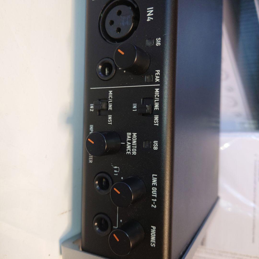 平成30年購入TASCAM US-4x4オーディオインターフェース