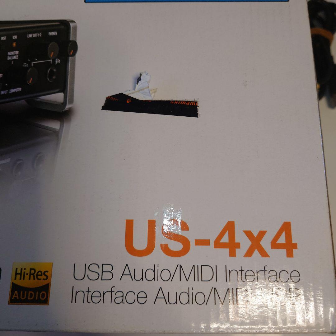 平成30年購入TASCAM US-4x4オーディオインターフェース