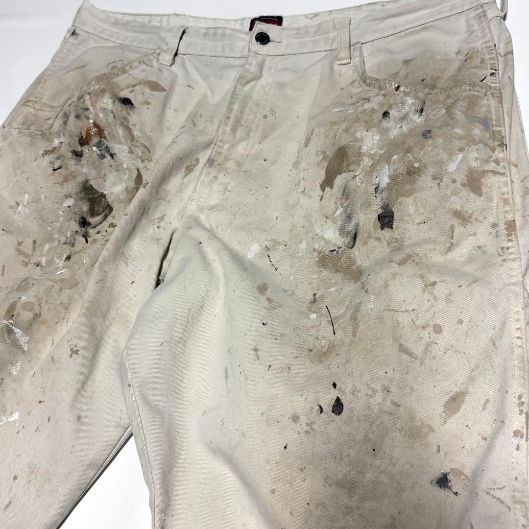 け*ろ様 w104㎝　グランジ　ラングラー　ペンキ　ペインター　ボトムス　オーバ