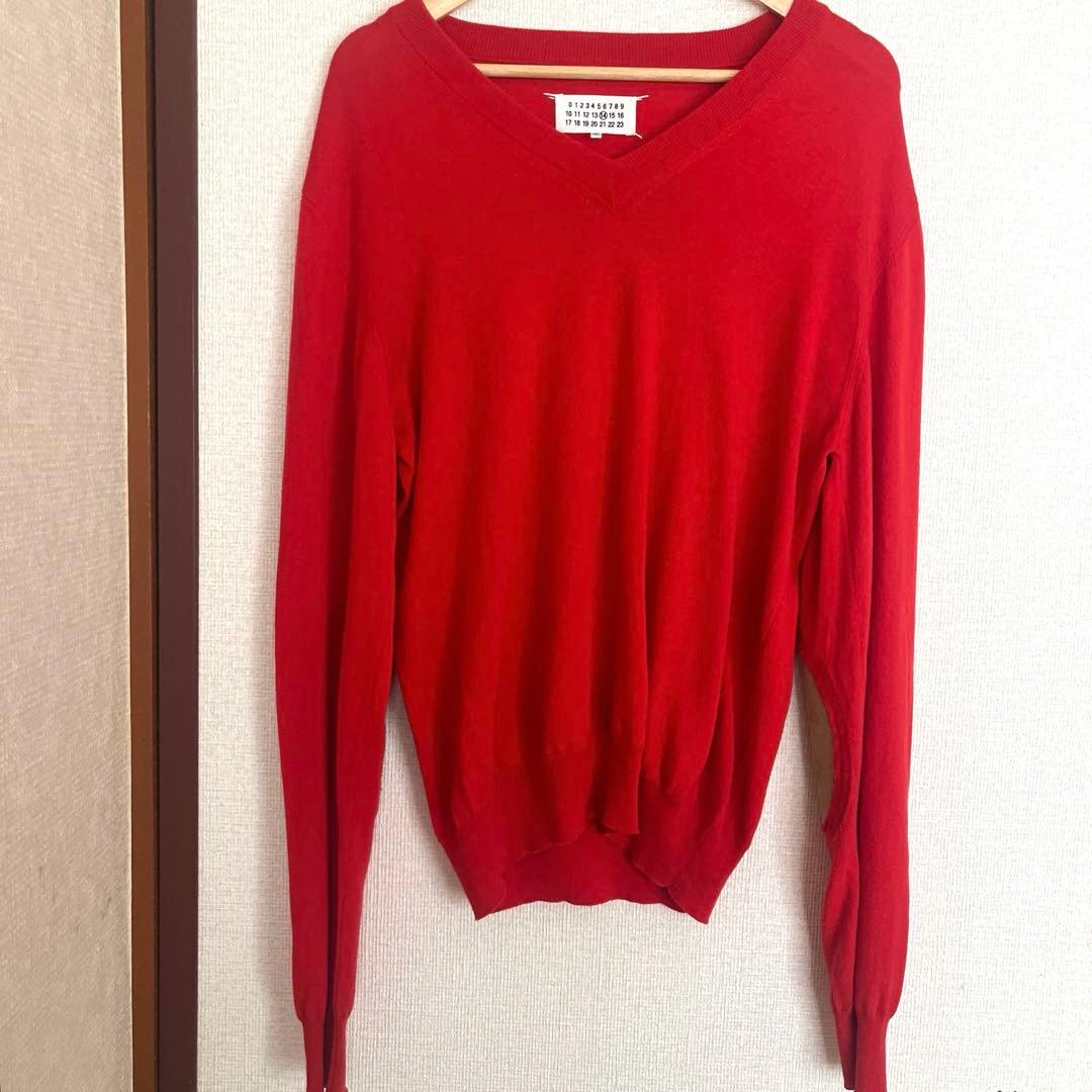 Maison Margiela メゾンマルジェラ エルボーパッチ Mメンズ　赤