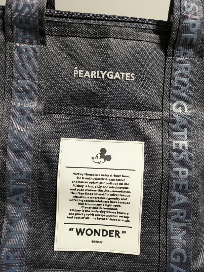 【美品】パーリーゲイツ ミッキー トートバッグ ロッカーバッグ ゴルフ